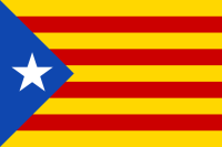separatistická katalánská vlajka